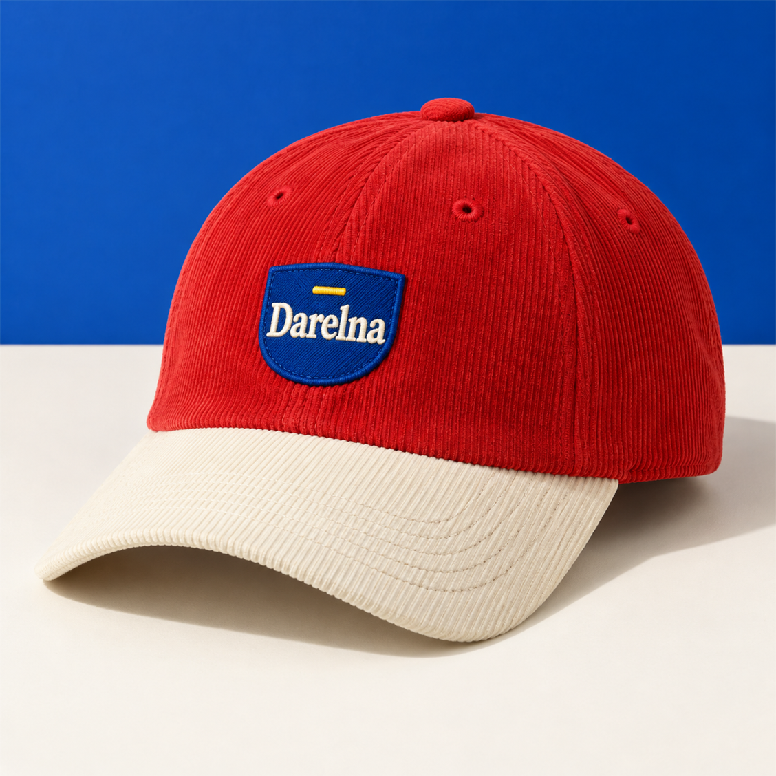 Darelna Rally Corduroy Cap closed product view