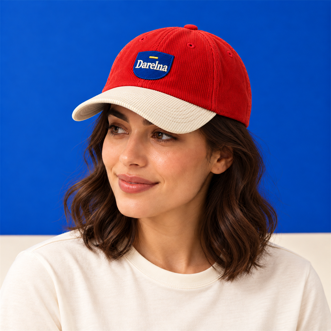 Darelna Rally Corduroy Cap interior or alternate view